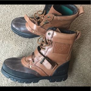 Ralph Lauren Polo genuine leather boots!
